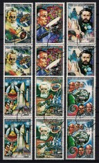 GUINEEA-BISSAU 1981 - Progrese in cosmonautica / serie completa, perechi