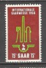 Saarland.1956 Targul international Saarbrucken SS.540, Nestampilat