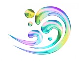 Cumpara ieftin Sticker decorativ Splash, Multicolor, 70 cm, 5785ST, Oem