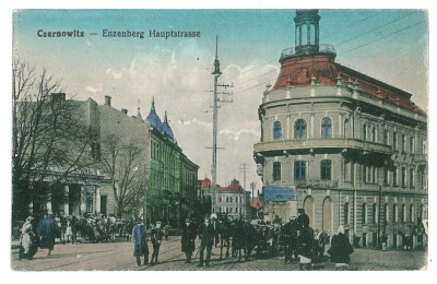 4156 - CERNAUTI, Bucovina, Market - old postcard - unused foto