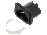 Conector Alimentare AC C6 - 2,5A, 250VAC, IP20, SCHURTER
