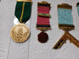 Lot de 4 medalii masonice diferite si rare, Europa