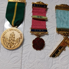 Lot de 4 medalii masonice diferite si rare