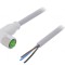 Cablu de conectare M8 3 PIN unghi 3m