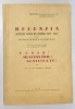 Recenzia Notitelor Maresal Averescu, 1916-1918, Cpt. Comandor George Coanda, Bucuresti 1937, Ed. Veche, Razboi, Bibliofilie