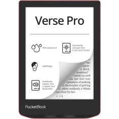 eBook Reader PocketBook Verse Pro PB634, ecran tactil 6.0 E Ink Carta&trade; 1200, 300dpi, 16GB, SMARTlight, G-sensor, WiFi&amp;amp;Bluetooth, Passion Red