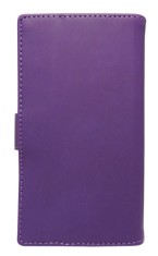 Husa tip carte cu stand universala reglabila (Modern) mov pentru telefoane cu diagonala de 4 - 4,5inch