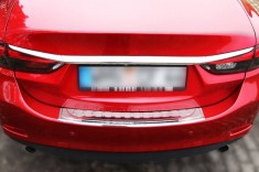 Ornament protectie bara din inox calitate premium Mazda 6 (Typ GJ / GL) 2012-2019 foto