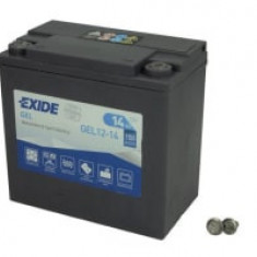 Baterie Gel EXIDE 12V 14Ah 150A L+ Maintenance free 150x87x145mm Started GEL12-14 fits: BMW C, F, G, HP, K, R; HUSQVARNA NUDA, TR; KTM SUPER ADVENTURE