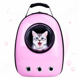 Cumpara ieftin Rucsac transport animale CONCEPT Sofia Comfort, Impermeabil, Pearl Pink, Transparenta, Ventilatie, Talie Mica