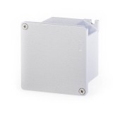 Doză aluminiu gri 100x100x56mm IP66/IP67 &ndash; SCAME