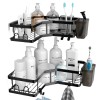 Set 2 etajere de colt din otel, versatil si modern, design ergonomic si compact, perfect pentru utilizarea eficienta a spatiului, Oem