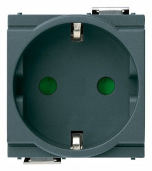 Vimar Priza incastrata P11, 2P+N, 1 modul, 250V, 16A - 8007352070158 foto