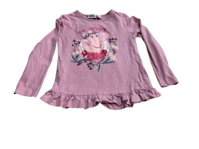 Bluza copil , culoarea roz , model Peppa Pig , marimea 6 ani foto