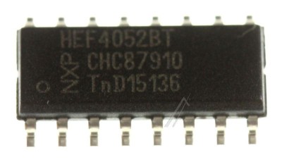 C.I. 4000 CMOS, SMD SOIC-16 HEF4052BT NXP foto
