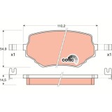 TRW set placute frana, frana disc Cotec