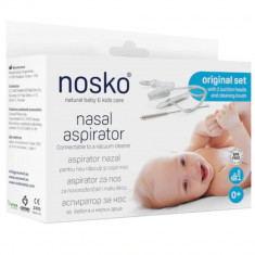 Set aspirator nazal bebelusi 0+luni, Nosko Original