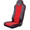 Set Huse Scaun MAN Seria TGX EURO 6 Piele Ecologica Neagra + Velvet Rosu