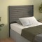 vidaXL Tăblie de pat, gri, 81x4x100 cm, lemn masiv de pin 818997