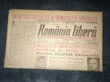 ZIAR ROMANIA LIBERA 7 FEBRUARIE 1946 ANGLIA SI U.S. RECUNOSCUT GUV PETRU GROZA