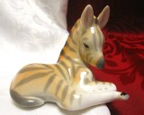 FIGURINA BIBELOU PORTELAN LOMONOSOV USSR ZEBRA