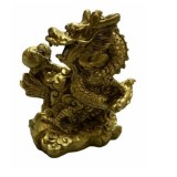 Dragon cu bila din rasina 8x6cm, model FS512