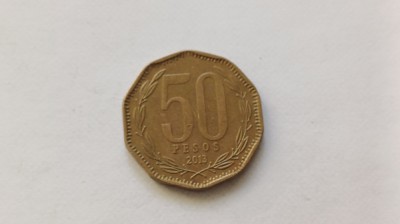 Chile-50 Pesos 2013 foto