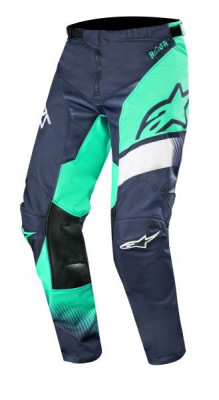 Pantaloni Moto Alpinestars Mx Racer Supermatic Alb / Albastru Marimea 28 3721519/7720/28 foto