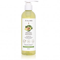 T-LAB Organics Organic Avocado Intense Repair Shampoo șampon regenerator pentru parul deteriorat si fragil 250 ml