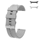 Curea din silicon compatibila cu Samsung Galaxy Watch Ultra2, Telescoape QR, 22mm, Steel Gray
