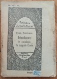 Introducere in sociologia lui Auguste Comte - Const. Sudeteanu
