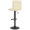Scaun de bar, crem, material textil - 4
