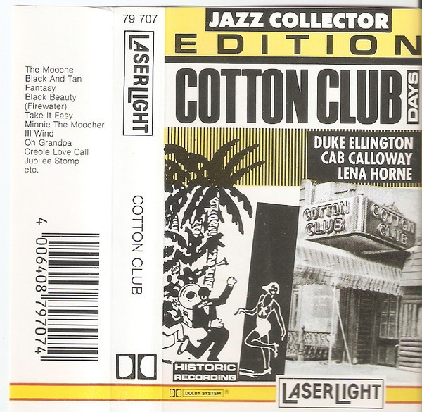 Caseta Cotton Club, originala, jazz