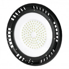 Lampa LED iluminat industrial, 100 W, 1300 lm, 6400 K, lumina alb rece, Negru foto