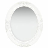 Cumpara ieftin Oglinda de perete in stil baroc, alb, 50 x 60 cm