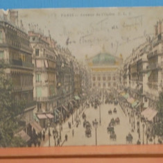 FRANTA - PARIS - AVENUE DE L''OPERA - CARTE POSTALE, 1905 - CIRCULATA.