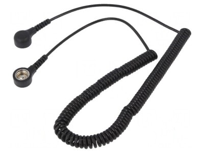 Cablu conexiune ESD spiralat 3m 1M&amp;Omega; foto