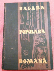 Balada Populara Romana. Editura Academiei, 1966 - Gheorghe Vrabie foto