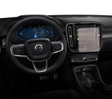Folie protectie display navigatie si ceasuri de bord Duragon, din silicon, pentru Volvo XC40 Recharge 2019-2022, mata, anti-amprenta, kit instalare