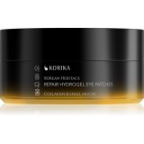 KORIKA Korean Heritage Collagen &amp; Snail Mucin pernuțe din hidrogel 60 buc