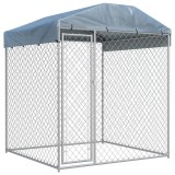 Gossi padoc de exterior cu prelata pentru caini, 193x193x225 cm