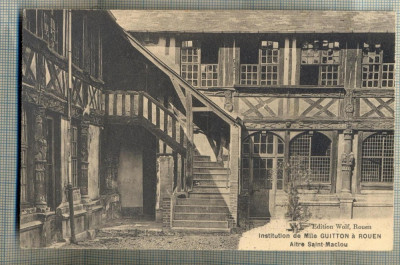 AD 62 C. P. VECHE - INSTITUTION DE MILE GUITTON A ROUEN -ALTRE SAINT-MACLOU -FR. foto