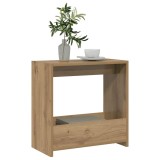 VidaXL Masă laterală, stejar artizanal,50x26x50 cm, lemn prelucrat