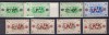 Reunion 1945 MI 294-301 MNH, Nestampilat