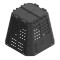 Compostor de gradina, 480 L, negru GartenVIP DiyLine