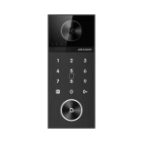 Post videointerfon de exterior WI-FI Hikvision DS-KV6124-WBE1, montaj aparent, camera HD 4MP, WDR, unghi vizualizare: Horizontal: 150 Vertical: 75 , i