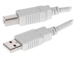 Cablu USB 2.0 USB A - USB B 1m gri BQ CABLE