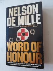 WORD OF HONOUR - NELSON DE MILLE foto