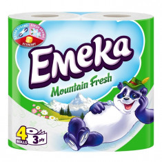 Emeka Mountain Fresh Hartie igienica 3 straturi 4 role foto