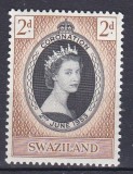 DB1 Colonii Swaziland 1953 Incoronarea QEII 1 v. MNH